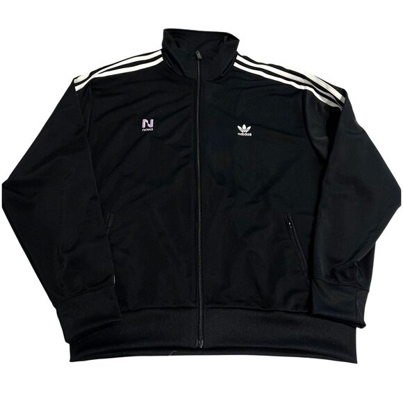 Adidas Adicolor Classics Loose Firebird Track Top in Black - Picture 1 of 3